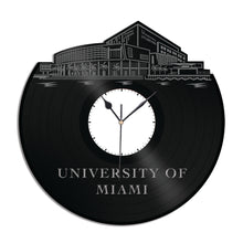 University of Miami Vinyl Wall Clock