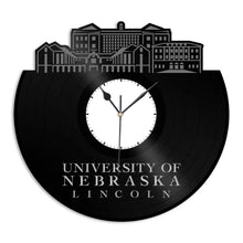 University of Nebraska Lincoln Vinyl Wall Clock