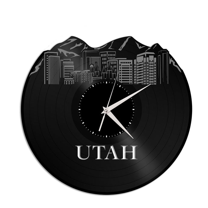 Utah Vinyl Wall Clock - VinylShop.US