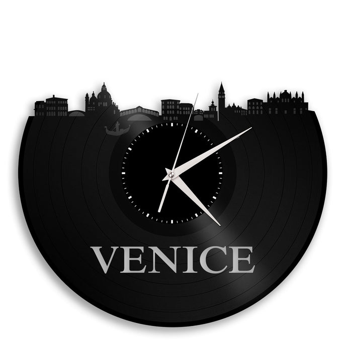 Venice Skyline Vinyl Wall Clock - VinylShop.US