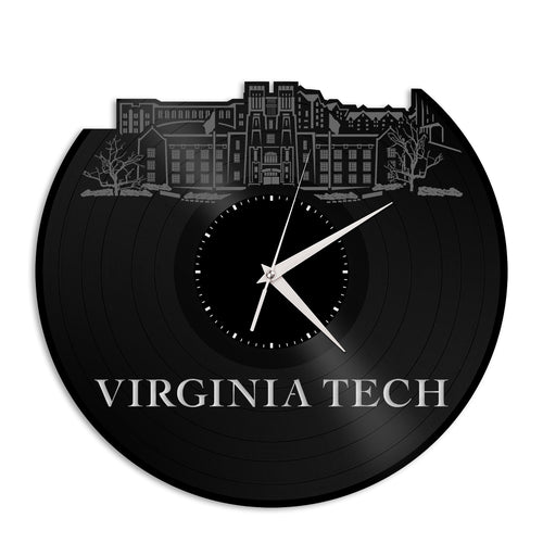 Virginia Tech Vinyl Wall Clock