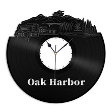 Oak Harbor, WA Vinyl Wall Clock