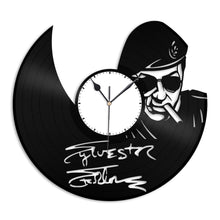 Sylvester Stallone Vinyl Wall Clock