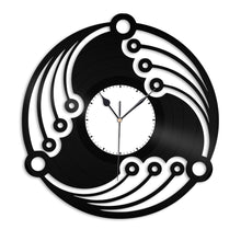 Spiral Line Modern Clock Vinyl Wall Clock