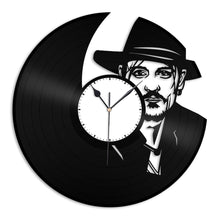 Johnny Depp Vinyl Wall Clock