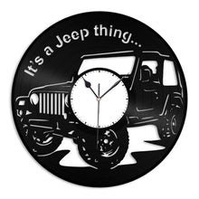 It's a Jeep Thing Vinyl Wall Clock