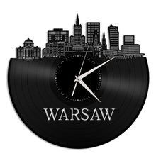 Warsaw Vinyl Wall Clock - VinylShop.US