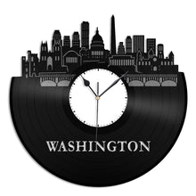 Washington DC Vinyl Wall Clock Updated - VinylShop.US