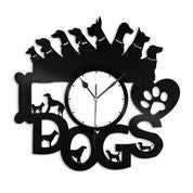 I Love Dogs Wall Clock