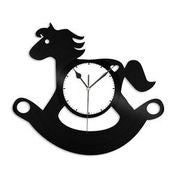 Rocking Horse Silhouette Wall Clock