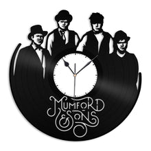 Mumford and Son Vinyl Wall Clock