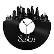 Baku, Azerbaijan Vinyl Wall Clock