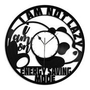 Energy Saving Mode Vinyl Wall Clock