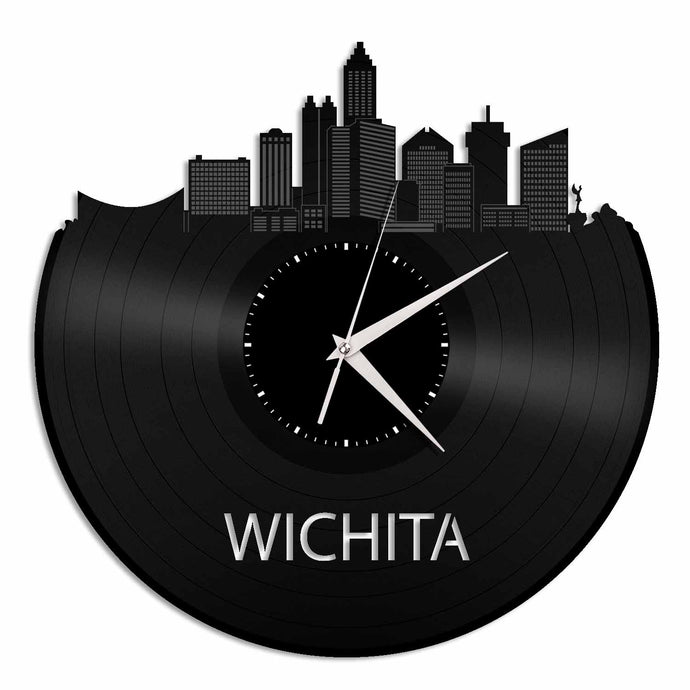 Wichita Vinyl Wall Clock - VinylShop.US