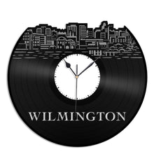 Wilmington DE Vinyl Wall Clock