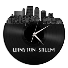 Winston-Salem Vinyl Wall Clock - VinylShop.US