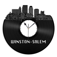 Winston-Salem Vinyl Wall Clock - VinylShop.US
