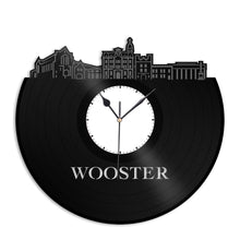 Wooster Ohio Vinyl Wall Clock