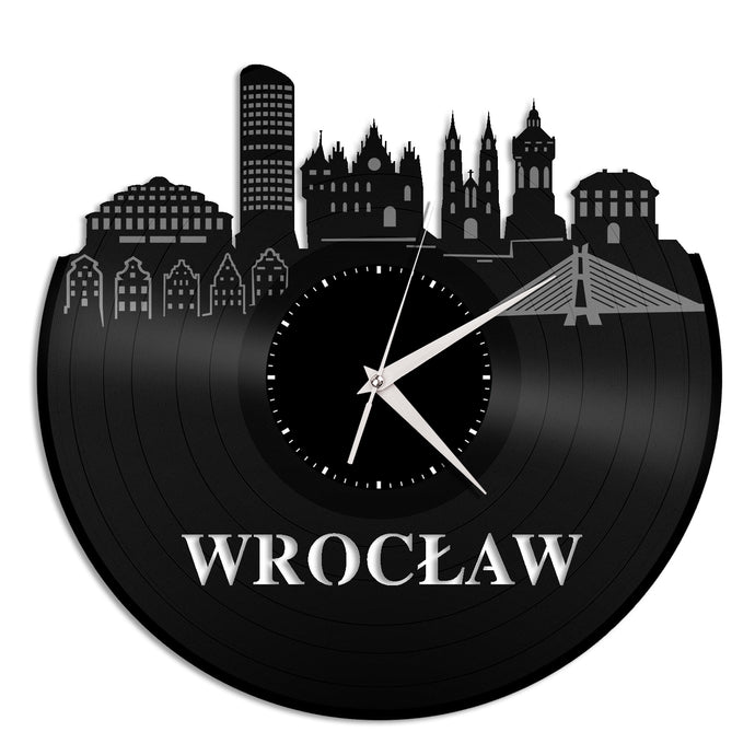 Wroclaw Vinyl Wall Clock - VinylShop.US