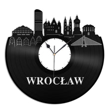 Wroclaw Vinyl Wall Clock