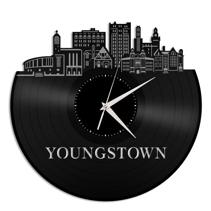 Youngstown Ohio Vinyl Wall Clock - VinylShop.US