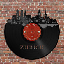 Zurich Skyline Vinyl Wall Art - VinylShop.US