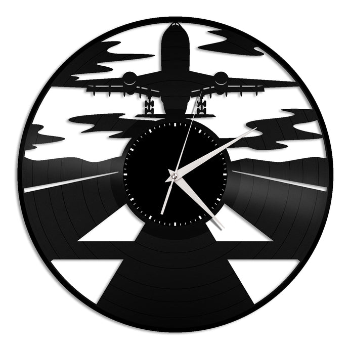 Airplane Vinyl Wall Clock - VinylShop.US