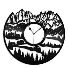 Alps Mountain Vinyl Wall Clock - VinylShop.US
