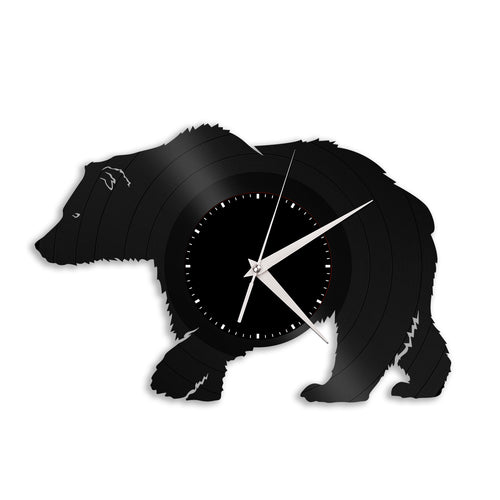 Bear Vinyl Wall Clock - VinylShop.US