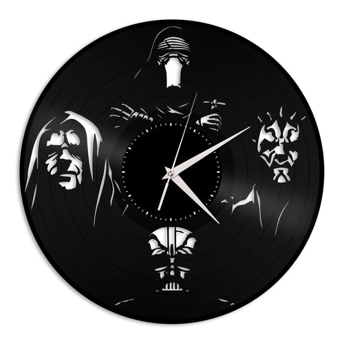 Star Wars Villains Vinyl Wall Clock