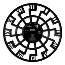 Black Sun Clock Vinyl Wall Art