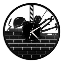 Builder Vinyl Wall Clock