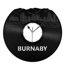 Burnaby Skyline Vinyl Wall Clock - VinylShop.US