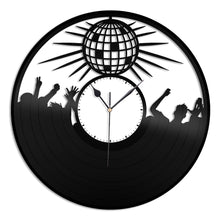 Disco Party Vinyl Wall Clock