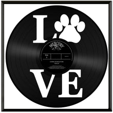 Dog Love Paw Vinyl Wall Art
