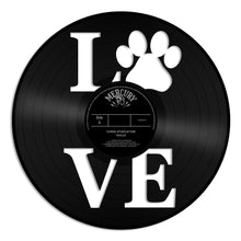 Dog Love Paw Vinyl Wall Art