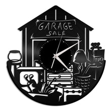 Garage Sale Vinyl Wall Clock
