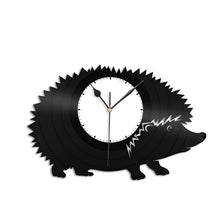 Hedgehog Vinyl Wall Clock - VinylShop.US