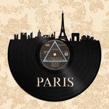 Paris Skyline, Record Fan Wall Art, Artwork of Paris, Paris Skyline Idea, Gift World Traveler, Paris CityScape, Paris Skyline Wall, Paris - VinylShop.US