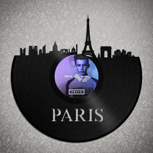 Paris Skyline, Record Fan Wall Art, Artwork of Paris, Paris Skyline Idea, Gift World Traveler, Paris CityScape, Paris Skyline Wall, Paris - VinylShop.US