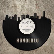 Honolulu Skyline Vinyl Wall Art - VinylShop.US