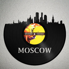 Moscow Russia Wall Art, Moscow Skyline Art, Moscow Travel Art, Russian Wall Art, World Travel Art, Personalized Vinyl Record Cityscape Art, - VinylShop.US