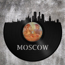 Moscow Russia Wall Art, Moscow Skyline Art, Moscow Travel Art, Russian Wall Art, World Travel Art, Personalized Vinyl Record Cityscape Art, - VinylShop.US