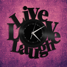 Live Love Laugh Vinyl Wall Clock - VinylShop.US