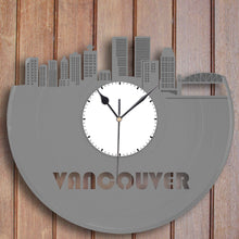 Vancouver Skyline Vinyl Wall Clock - VinylShop.US