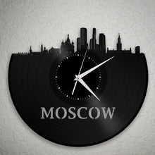 World Travel Art - World Wall Art - Moscow Skyline Clock, Russian Clock, World City Clocks, International Clock, World Traveler Gift Idea - VinylShop.US