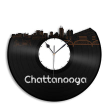 Chattanooga Skyline Vinyl Wall Clock - VinylShop.US