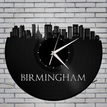 Birmingham Skyline Vinyl Wall Clock - VinylShop.US