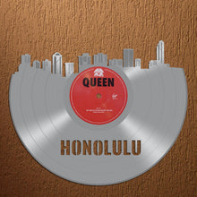 Honolulu Skyline Vinyl Wall Art - VinylShop.US