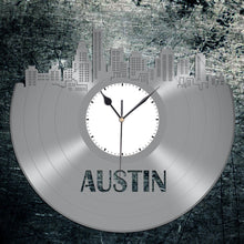 Austin Texas Skyline Wall Clock - VinylShop.US